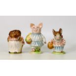 Beswick Beatrix potter figures to include little pig Robinson, Mr Tittlemouse and Mrs Tiggy