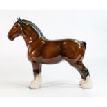 Beswick brown gloss large heavy horse Burnham Beauty 2309