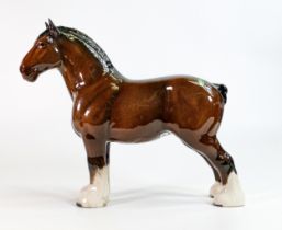 Beswick brown gloss large heavy horse Burnham Beauty 2309