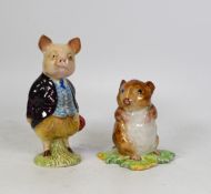 Beswick Beatrix Potter BP2 figures Pigling Bland & Johnny Townmouse (2)