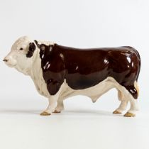 Beswick Polled Hereford bull 2549A