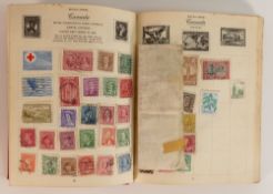 A Royal Mail Stamp album containing many vintage stamps of the world countries.