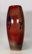 Large Burslem vase, marked 1/1 to base. Height 29cm