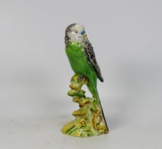 Beswick green budgie facing left 1216