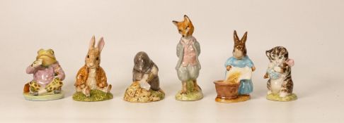 Beswick Beatrix Potter figures to include Cecily Parsley, Diggory Diggory Delvet, Miss Moppet,