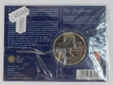 The Royal Mint The Queen's Diamond Jubilee £5 coin, unopened.