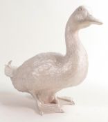 North Light large resin figure of a duck, height 31cm. This was removed from the archives of the