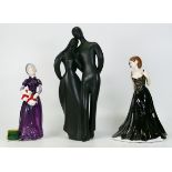 Royal Doulton Figures to include Ameilia Hn4327, Good Day Sir Hn2896 & Images Figure Lovers Hn2763(