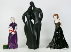 Royal Doulton Figures to include Ameilia Hn4327, Good Day Sir Hn2896 & Images Figure Lovers Hn2763(