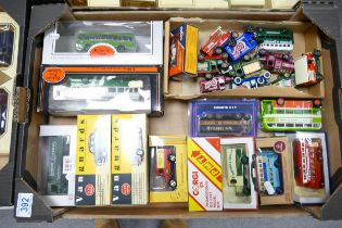 A mixed collection of Vintage Toy Vehicles including Vanguard Classic Popular Saloons Cars,