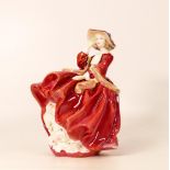 Royal Doulton Lady Figure Top O The Hill Hn1834