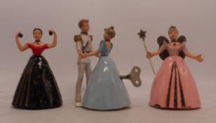 Three Wells-Brimtoy Novelty Mechanical Toys to include Fairy Queen Model No.9/16, Cindrella and