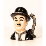 Royal Doulton small jug Charlie Chaplin D7145, limited edition.