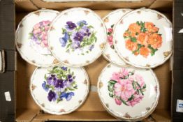 Royal Albert Queens Mother Favourite Floral Patterned Wall Plates (9)