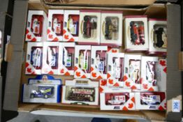A collection of LLedo Canadian Provincial Series & similar Boxed Model Toy Advertising Vehicles(19)