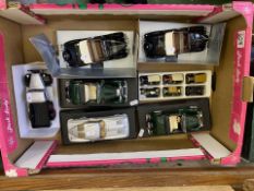 A collection of Model Cars to include 1936 Ford Deluxe, Dodge power waggon etc - Some on Display