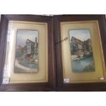 EVANS, E. J. B. (active 1900–1920), Two Early 20th Century Watercolours depicting Moreton Hall,