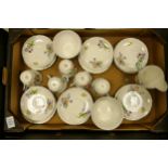 A collection of Shelley Wild Flowers Patterned Tea ware (20 pieces)