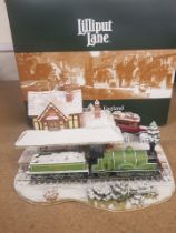 Limited Edition Light Up Lilliput Lane Cottage 'Bluebell Line' No. L2984. In excellent