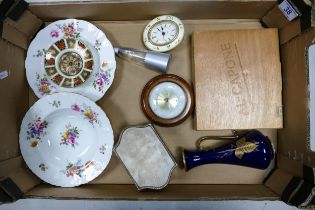 A mixed collection of items to include Royal Crown Derby Imari 1128 patterned dish, Posies