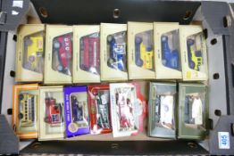 A collection of Matchbox & Similar Days of Yesteryear Model Toy Advertising Trucks, Vans &