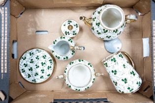 Ironstone Floral Decorated Tea Service