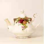 Royal Albert Old Country Rose patterned small tea pot