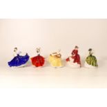 Royal Doulton Small Lady Figures to include Elaine Hn3214, Karen Hn3270, Kirsty Hn3743, Buttercup