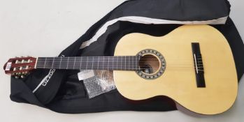 Classical Guitar, 4/4, full size, as new with soft carry bag.