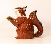 Beswick Squirrel Theme Novelty Teapot , height 18cm