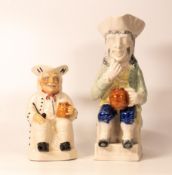 Kevin Francis Limited Edition Character Jugs The Thin Man & Little Vic, tallest 25cm(2)