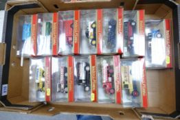 A collection of Matchbox Models of Yesteryear Model Toy Advertising Vehicles(12)