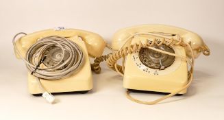 Two Vintage Dial Telephones
