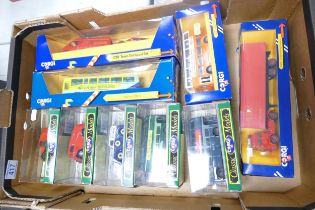 A collection of Classics & Similar Model Toy Advertising Vehicles & Buses(9)