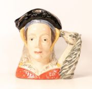 Royal Doulton large character jugs Anne of Cleves D6653 ( horses ears out)