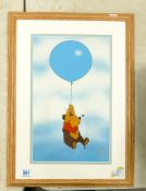 Walt Disney Winnie the Pooh sericel certified print. Edition size 5000. Frame size 55cm x 40cm