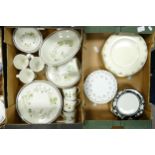 A mixed collection of items to include Royal Albert Bitter Sweet Patterned ironstone ware, Royal
