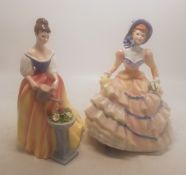 Royal Doulton lady figures to include Alexandra HN3286 together with Hannah HN3369, both first in