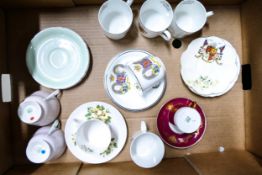 A collection of Sheeley to include cup & saucers, trio, mocha can & saucer etc ( 18 pieces)