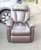 TiMotion Model TP2 Electric Riser Recliner Armchair