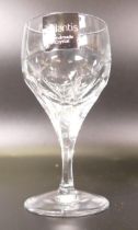 A collection of 12 Atlantis Glass Crystal Evora Pattern Liqueur Claice Glasses(3)