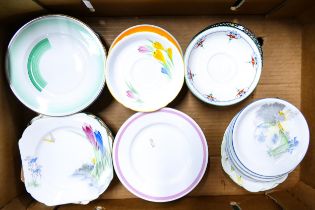 A collection of Shelley side plates and saucers (60 pieces)