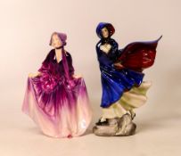 Royal Doulton Lady Figures Sweet Anne Hn1496 & May Hn2746(2)