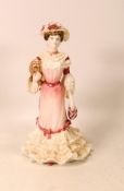 Coalport, Compton & Wood house limited edition lady figure Georgina from the Golden age collection