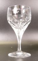 A collection of 12 Atlantis Glass Crystal Evora Pattern Liqueur Claice Glasses(3)