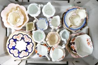 Mixed collection of Wileman & Co to include 16 side plates, 4 sugar bowls, 11 milk jugs etc ( 32