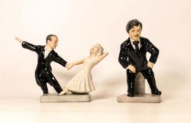 Manor Limited edition figures Clark Gable & Fredastair & Ginger Rogers(2)