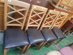 Four Modern Dining Chairs (4)