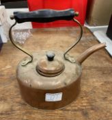 A Victorian Copper and Brass Kettle