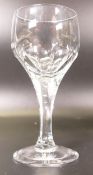 A collection of 11 Atlantis Glass Crystal Evora Pattern Liqueur Glasses(3)